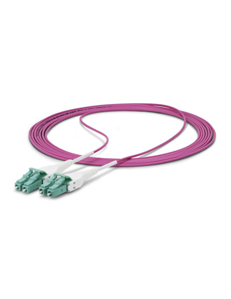 StarTech.com Cavo in fibra ottica multimodale da 5m LC a LC (UPC) OM4 Viola Erica, 50/125 µm, 40G/100G, LOMMF/VCSEL, cavo in fi
