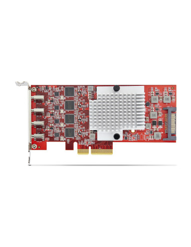 StarTech.com Scheda PCIe USB-C a 4 Porte, USB 3.2 10Gbps, Scheda di Espansione PCI Express USB Type-C con 4 Controller USB Indip