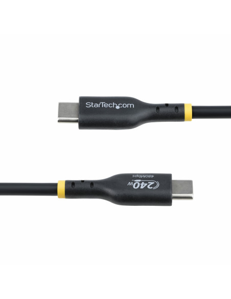 StarTech.com Cavo di Ricarica USB-C da 3m, cavo USB-C certificato USB-IF, 240W PD EPR, cavo trasferimento dati USB 2.0 Tipo-C pe