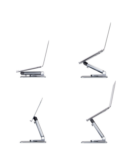StarTech.com Supporto per PC portatile con base girevole a 360°, rialzo rotante per laptop da scrivania, altezza e inclinazione StarTech.com Supporto per PC portatile con base girevole a 360°, rialzo rotante per laptop da scrivania, altezza e inclinazione