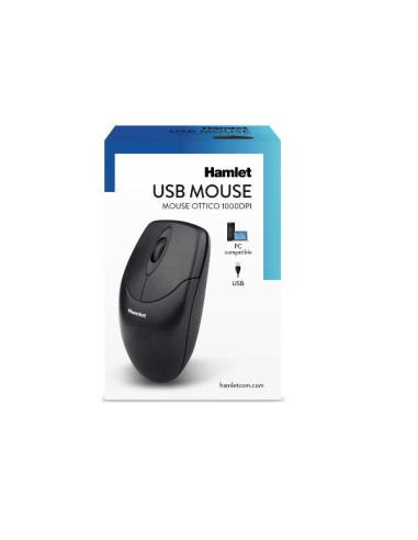 MOUSE USB 1000 DPI + USB-C ADAPTER