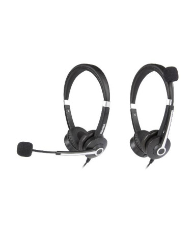 CUFFIA BUSINESS BIAURALE CON MIC.