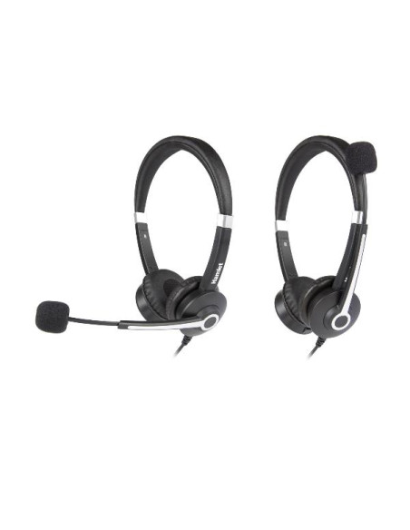 CUFFIA BUSINESS BIAURALE CON MIC.