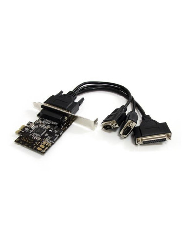 StarTech.com Scheda seriale/parallela PCI Express 2S1P con cavo di ripartizione