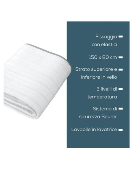 SOTTOCOPERTA TERMICA SINGOLA SOTTOCOPERTA TERMICA SINGOLA