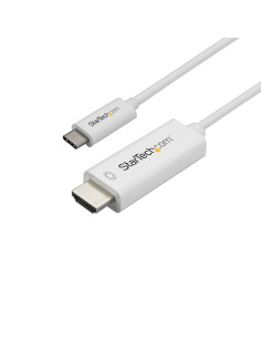 StarTech.com Cavo HDMI a USB-C da 1m - Cavetto USB 3.1 Tipo C a HDMI - 4k a 60Hz - Bianco