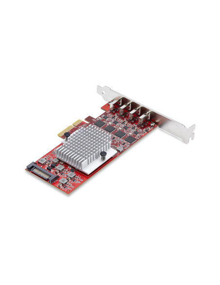 StarTech.com Scheda PCIe USB-C a 4 Porte, USB 3.2 10Gbps, Scheda di Espansione PCI Express USB Type-C con 4 Controller USB Indip StarTech.com Scheda PCIe USB-C a 4 Porte, USB 3.2 10Gbps, Scheda di Espansione PCI Express USB Type-C con 4 Controller USB Indip