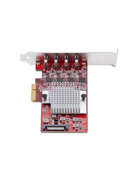 StarTech.com Scheda PCIe USB-C a 4 Porte, USB 3.2 10Gbps, Scheda di Espansione PCI Express USB Type-C con 4 Controller USB Indip StarTech.com Scheda PCIe USB-C a 4 Porte, USB 3.2 10Gbps, Scheda di Espansione PCI Express USB Type-C con 4 Controller USB Indip