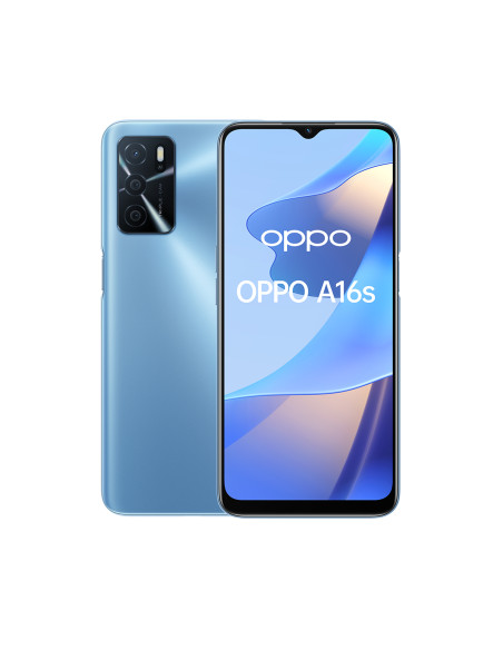 OPPO A16s Smartphone, NFC, AI Triple Camera 13+2+2 MP, 6.52” 60HZ Display, 5000mAh, SuperVOOC + Power Saving, RAM 4GB + ROM 64 OPPO A16s Smartphone, NFC, AI Triple Camera 13+2+2 MP, 6.52” 60HZ Display, 5000mAh, SuperVOOC + Power Saving, RAM 4GB + ROM 64