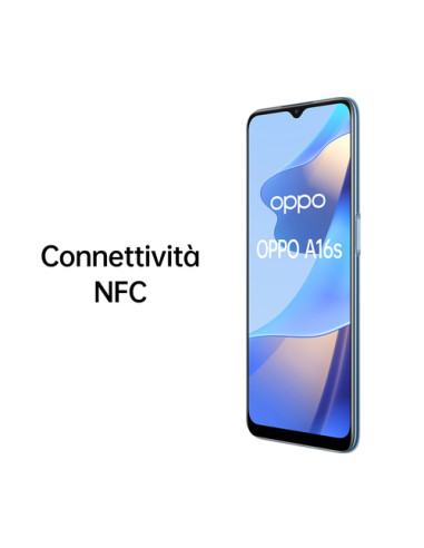 OPPO A16s Smartphone, NFC, AI Triple Camera 13+2+2 MP, 6.52” 60HZ Display, 5000mAh, SuperVOOC + Power Saving, RAM 4GB + ROM 64