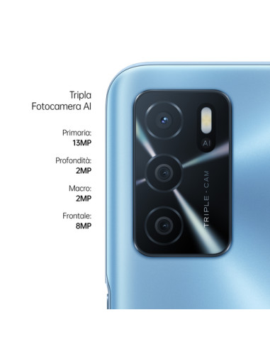 OPPO A16s Smartphone, NFC, AI Triple Camera 13+2+2 MP, 6.52” 60HZ Display, 5000mAh, SuperVOOC + Power Saving, RAM 4GB + ROM 64