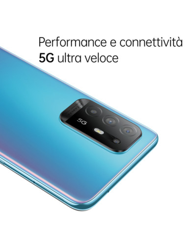 OPPO A94 5G A94 Smartphone 5G, 173g, Display 6.43" FHD+ AMOLED, 4 Fotocamere 48MP, RAM 8GB ESPANDIBILE FINO A 13GB+ROM 128GB, Ba