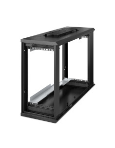 APC AR106VI rack 6U Da parete Nero 2