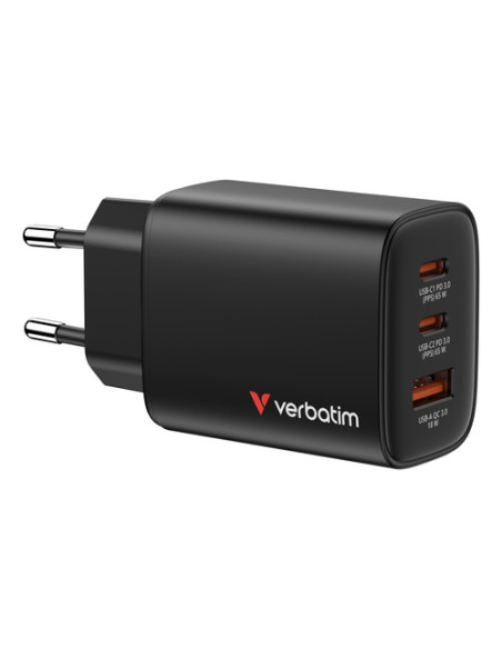 Verbatim 32352 Caricabatterie per dispositivi mobili Universale Nero AC Ricarica rapida Interno Verbatim 32352 Caricabatterie per dispositivi mobili Universale Nero AC Ricarica rapida Interno