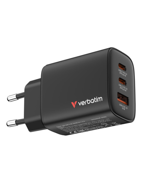 Verbatim 32352 Caricabatterie per dispositivi mobili Universale Nero AC Ricarica rapida Interno Verbatim 32352 Caricabatterie per dispositivi mobili Universale Nero AC Ricarica rapida Interno