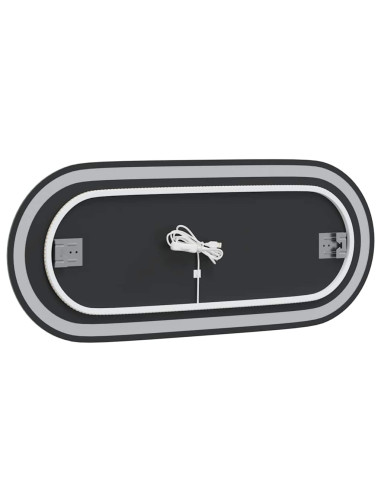 Specchio da Bagno LED 90x40 cm Ovale