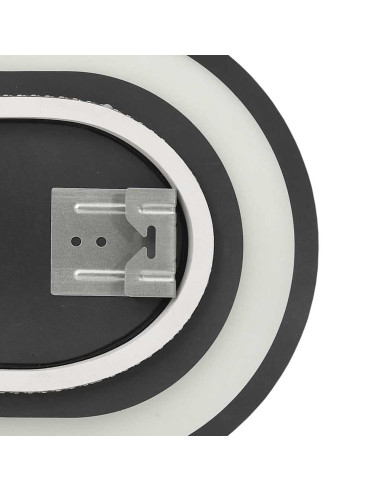 Specchio da Bagno LED 90x40 cm Ovale