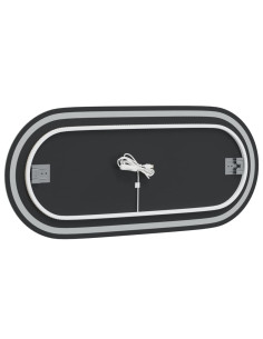 Specchio da Bagno LED 100x45 cm Ovale 2