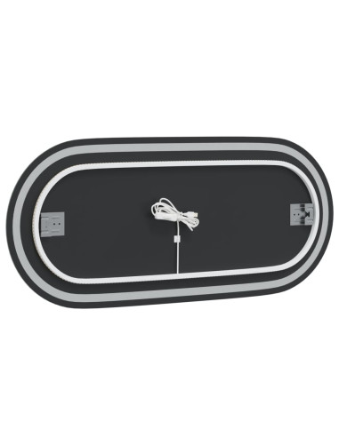 Specchio da Bagno LED 100x45 cm Ovale