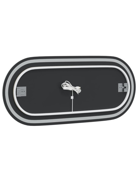 Specchio da Bagno LED 100x45 cm Ovale