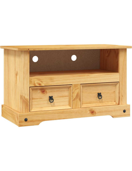 Mobile Porta TV Legno Pino Messicano Corona Range 91x43x56 cm