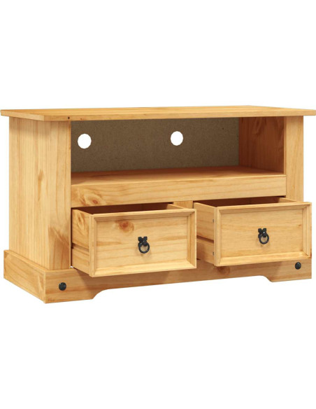 Mobile Porta TV Legno Pino Messicano Corona Range 91x43x56 cm