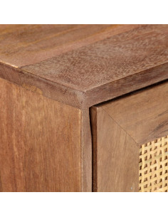 Credenza 61x35x76 cm in Legno Massello di Mango 2