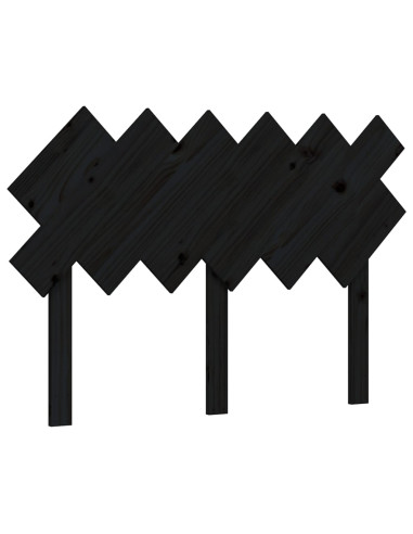 Giroletto con Testiera Nero Double in Legno Massello