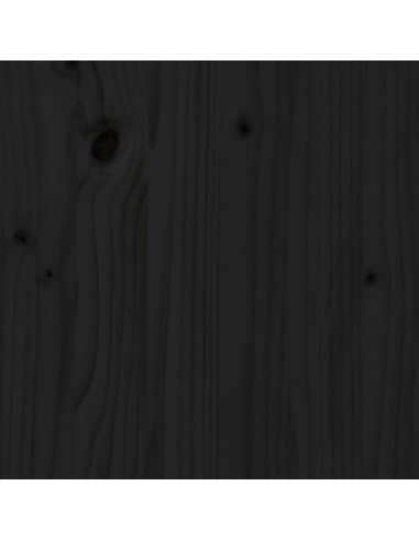 Giroletto con Testiera Nero Double in Legno Massello