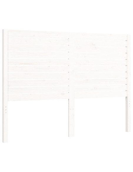 Giroletto con Testiera Bianco Double in Legno Massello