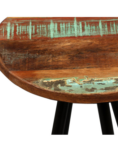 Set da Bar 9 pz in Legno Massello di Acacia e Legno di Recupero