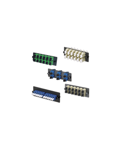 PANNELLO CON 12 ADATTATORI LC DUPLE