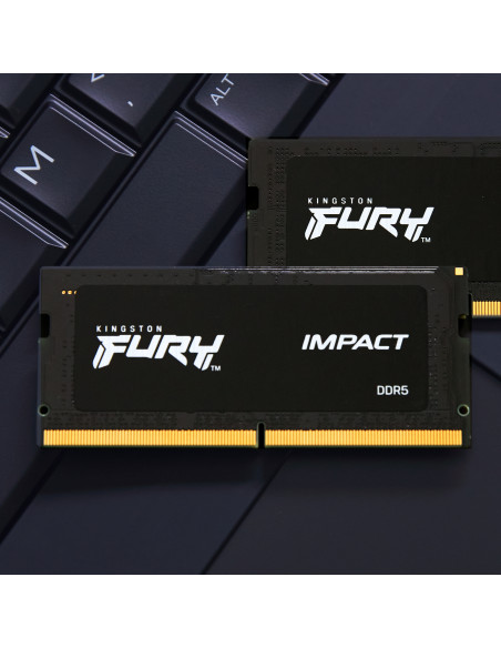 Kingston Technology FURY 16 GB 6000 MT/s DDR5 CL38 SODIMM Impact XMP Kingston Technology FURY 16 GB 6000 MT/s DDR5 CL38 SODIMM Impact XMP