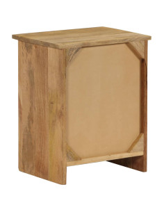 Comodino in Legno Massello di Mango 40x30x50 cm