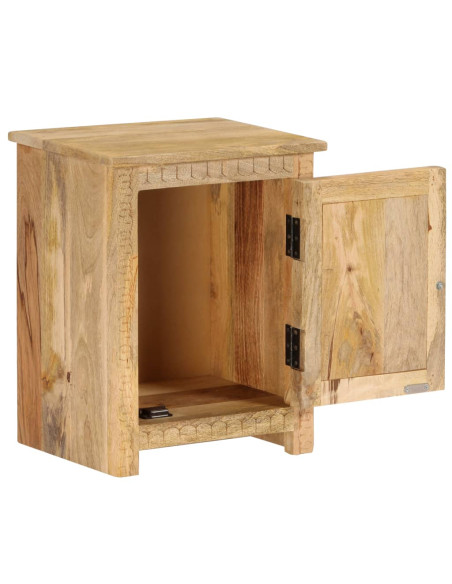 Comodino in Legno Massello di Mango 40x30x50 cm Comodino in Legno Massello di Mango 40x30x50 cm