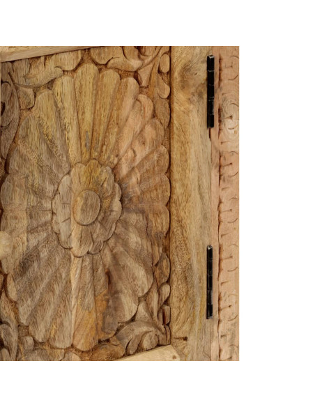 Comodino in Legno Massello di Mango 40x30x50 cm Comodino in Legno Massello di Mango 40x30x50 cm