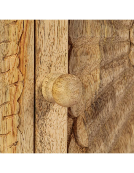 Comodino in Legno Massello di Mango 40x30x50 cm Comodino in Legno Massello di Mango 40x30x50 cm