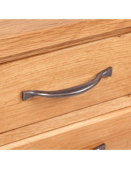 Comodini 2 pz 40x30x54 cm in Legno Massello di Rovere Comodini 2 pz 40x30x54 cm in Legno Massello di Rovere