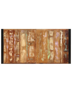Tavolo da Pranzo 160x80x75 cm in Legno Massello di Recupero 2