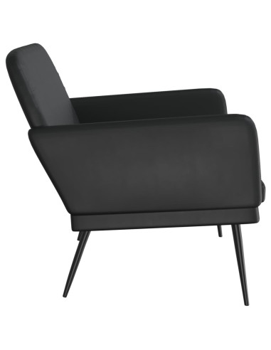 Panca Nera 107x80x81 cm in Similpelle