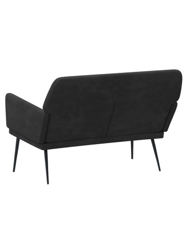 Panca Nera 108x79x79 cm in Velluto