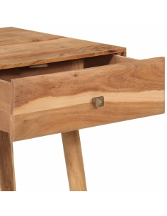 Scrivania 100x51x76 cm in Legno Massello di Acacia 2
