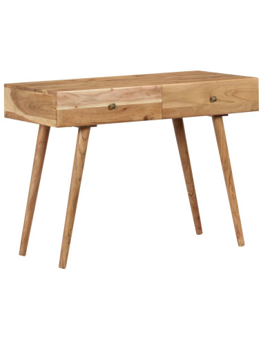 Scrivania 100x51x76 cm in Legno Massello di Acacia