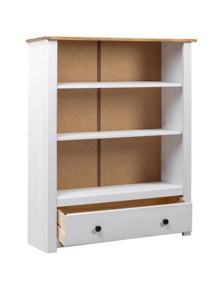 Libreria Bianca 80x35x110 cm in Pino Massello Panama Range