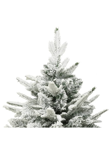 Albero di Natale Artificiale con Neve Verde 240 cm in PVC e PE