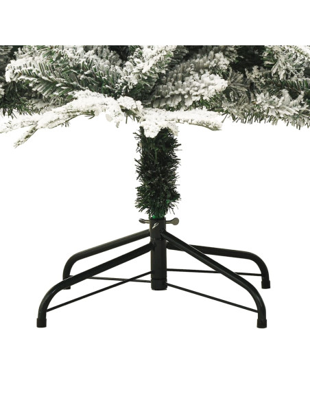 Albero di Natale Artificiale con Neve Verde 240 cm in PVC e PE Albero di Natale Artificiale con Neve Verde 240 cm in PVC e PE