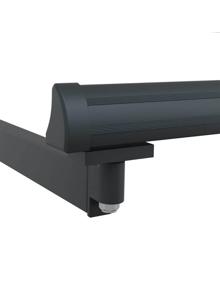 Tenda da Sole Antracite 4 × 3 m Metallo