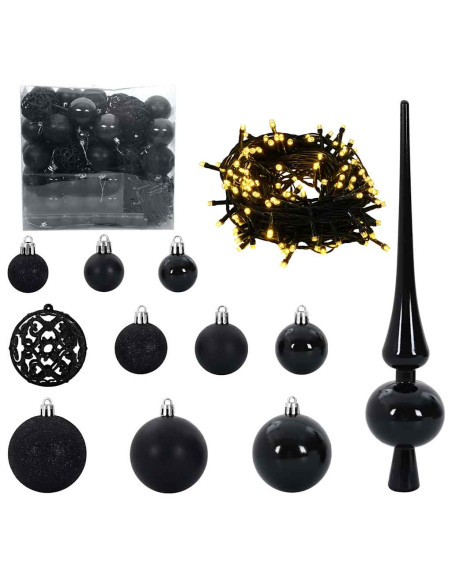 Albero di Natale con 300 LED con supporto Rosa 240 cm PVC Albero di Natale con 300 LED con supporto Rosa 240 cm PVC