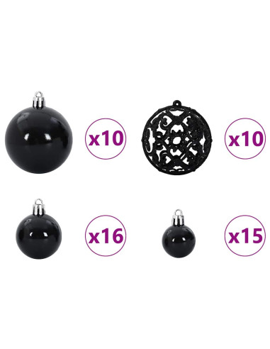 Albero di Natale con 300 LED con supporto Rosa 240 cm PVC