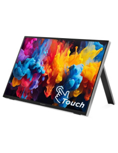 MONITOR PORTATILE ATLANTIS LED 15,6" Touch Wide A05-P156LPT IPS 1920x1080 16ms 300cd/m² 700:1 MM Pivot HDMI 2USB-C Custodia
